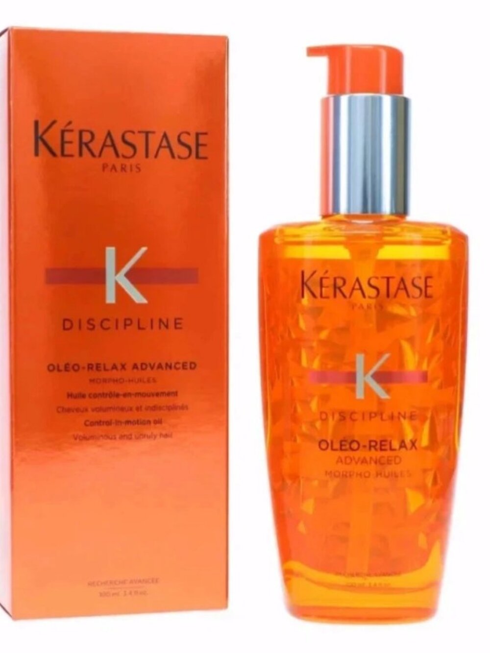 NEW Kerastase Discipline Oleo Relax Advanced Hair Smoothing Oil 3.4oz /100ml